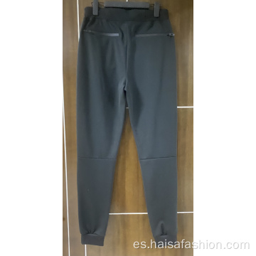 Pantalones de cordones de longitud completa para hombres pantalones casuales